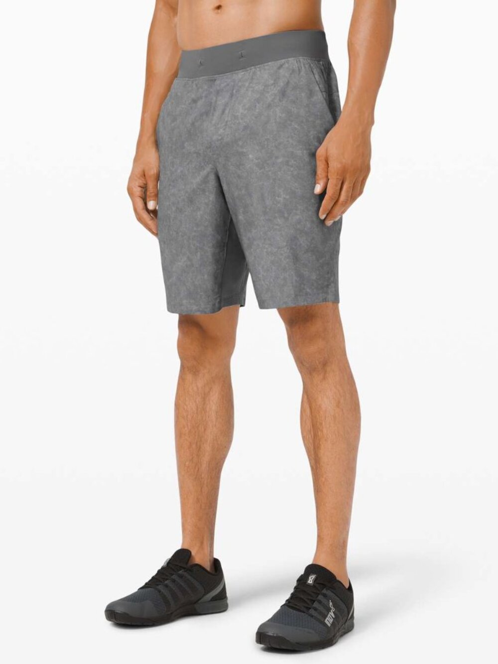 LIKE NEW Lululemon T.H.E. Short *Linerless Mesh ASPHALT 11" SIZE Medium